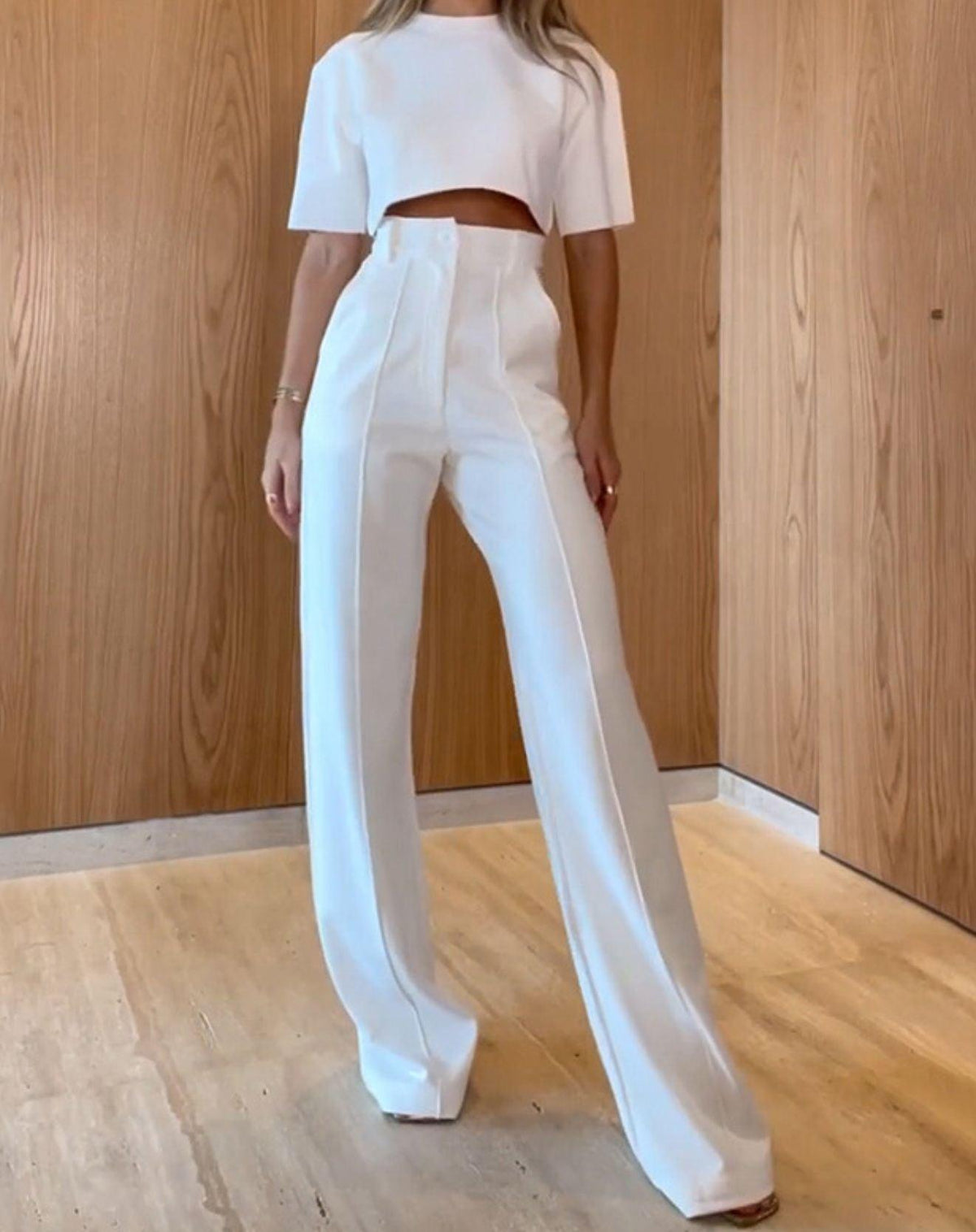 Ensemble Texas Cropped + Pantalon