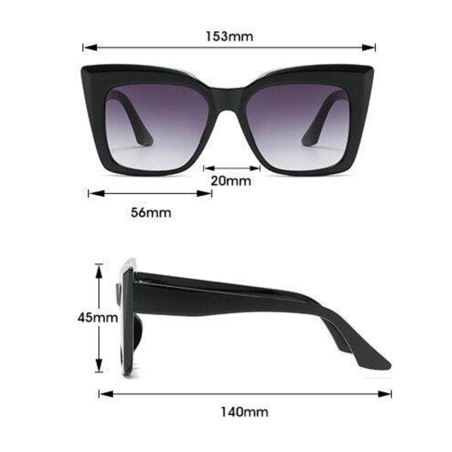 Elegante moderne Damensonnenbrille